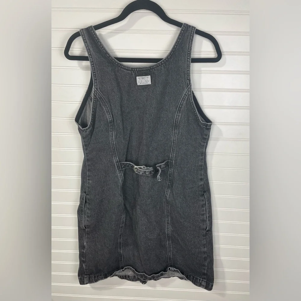 Levi’s Black Jean Dress Large Women’s - Picture 4 of 7